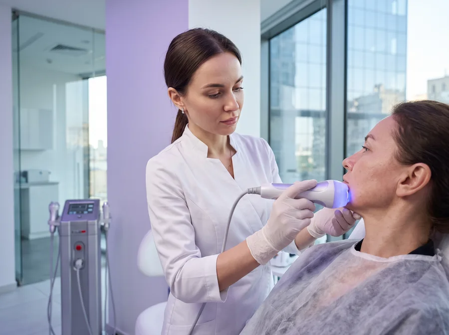 Radiofrequency skin tightening treatment